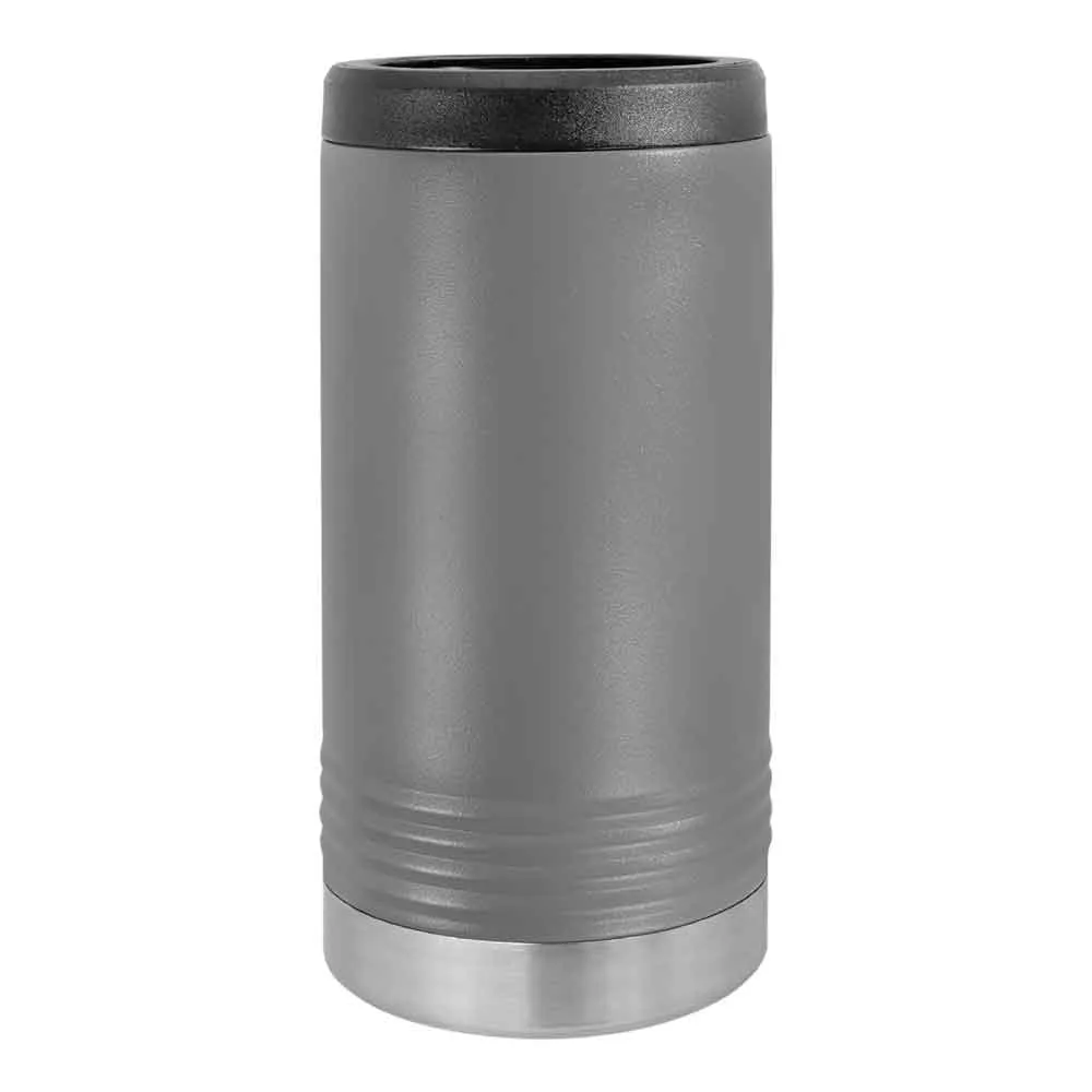 12 oz Skinny Beverage Holder for Slim Cans  - Insulated Stainless Steel Can Cooler (Blank)