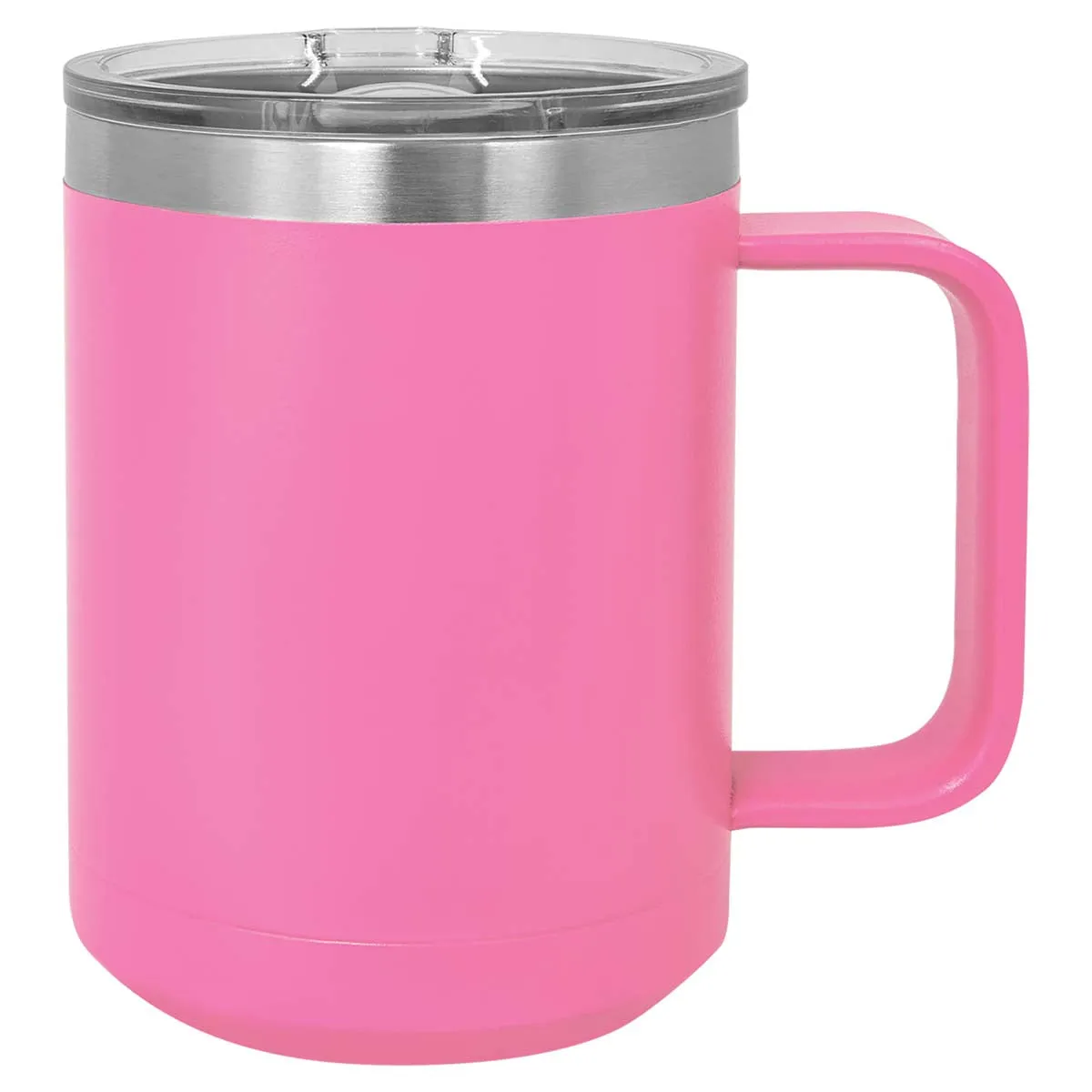 15 oz  Stainless Steel Insulated  Coffee Mug Powder Coated Double Wall Steel Insulated (Blank)