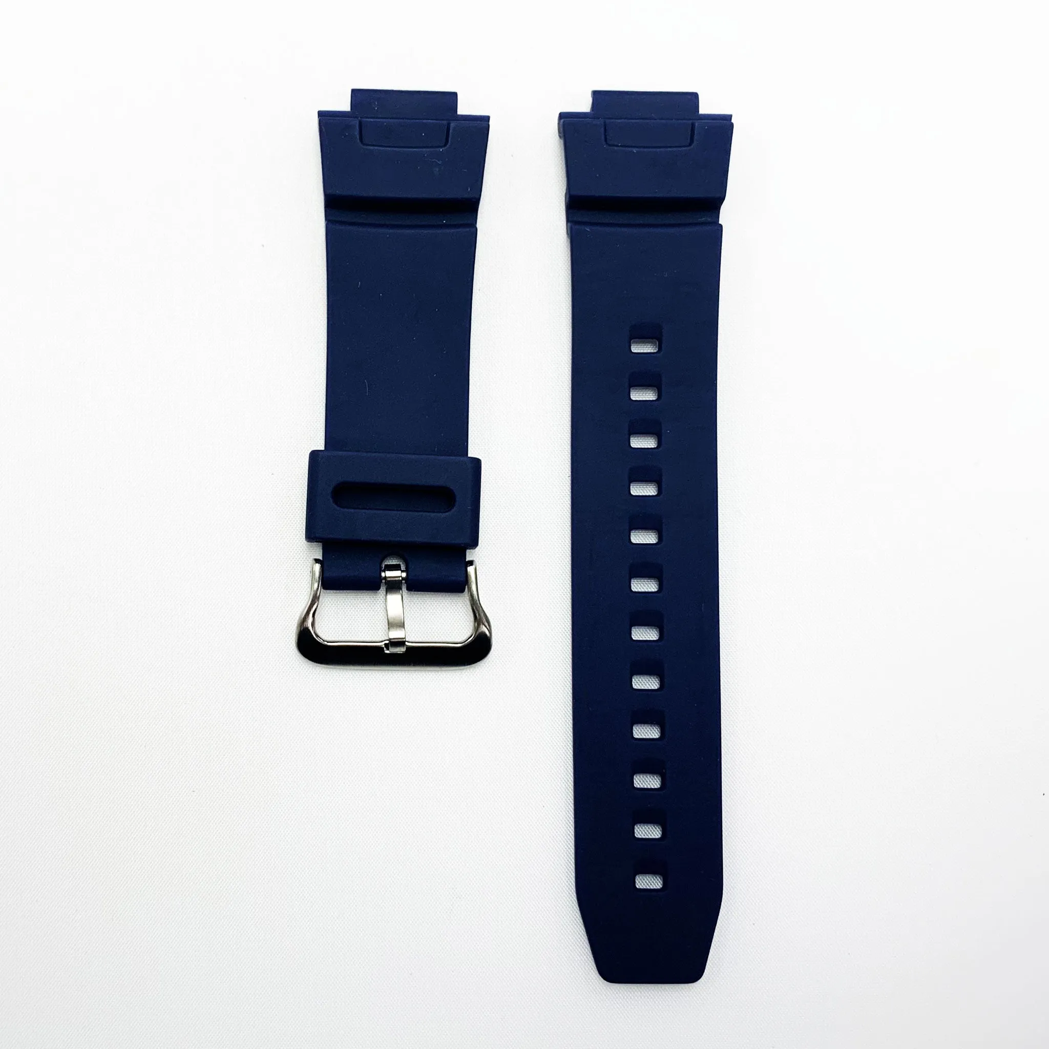 16 MM Silicone Watch Band Dark Blue Color Quick Release Regular Size G Shock Casio Watch Strap