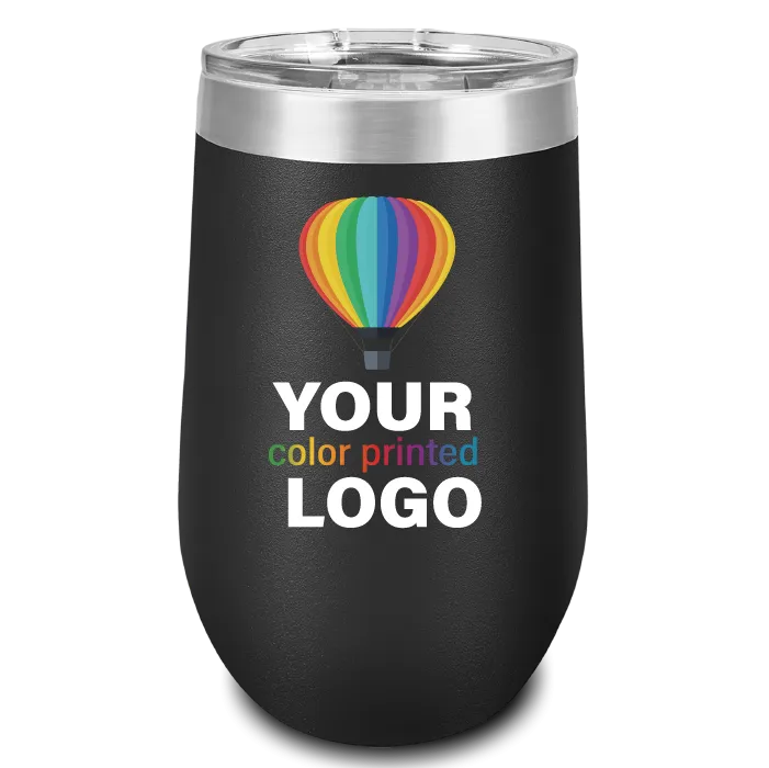 16 oz Insulated Wine Tumblers -Mix & Match- Bulk Wholesale Personalized Engraved or Full Color Print Logo