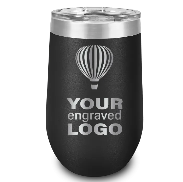 16 oz Insulated Wine Tumblers -Mix & Match- Bulk Wholesale Personalized Engraved or Full Color Print Logo