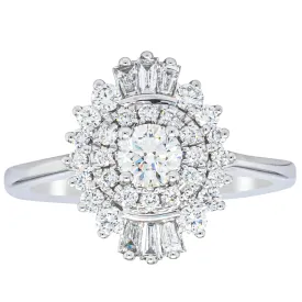 18ct White Gold .30ct Diamond Kira Ring