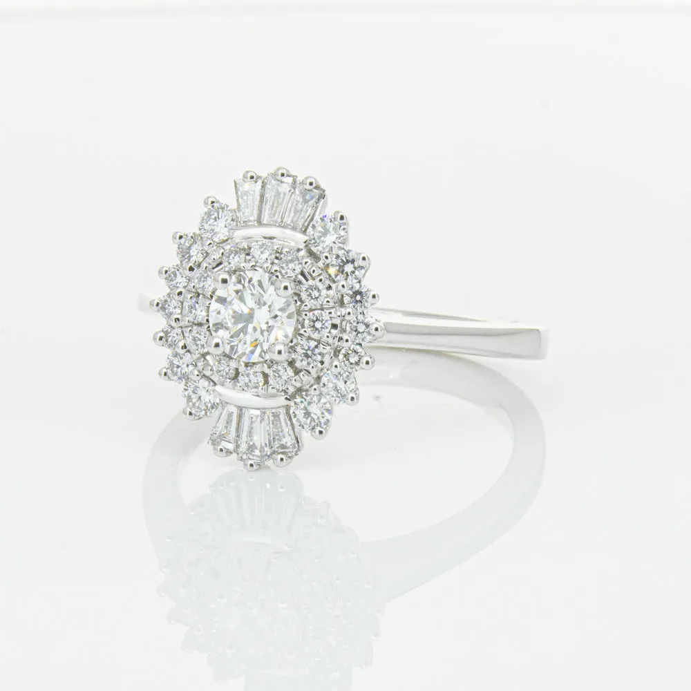 18ct White Gold .30ct Diamond Kira Ring