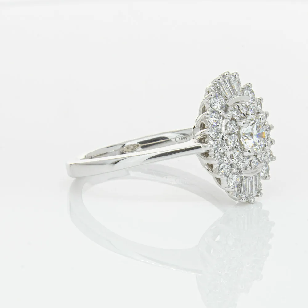 18ct White Gold .30ct Diamond Kira Ring