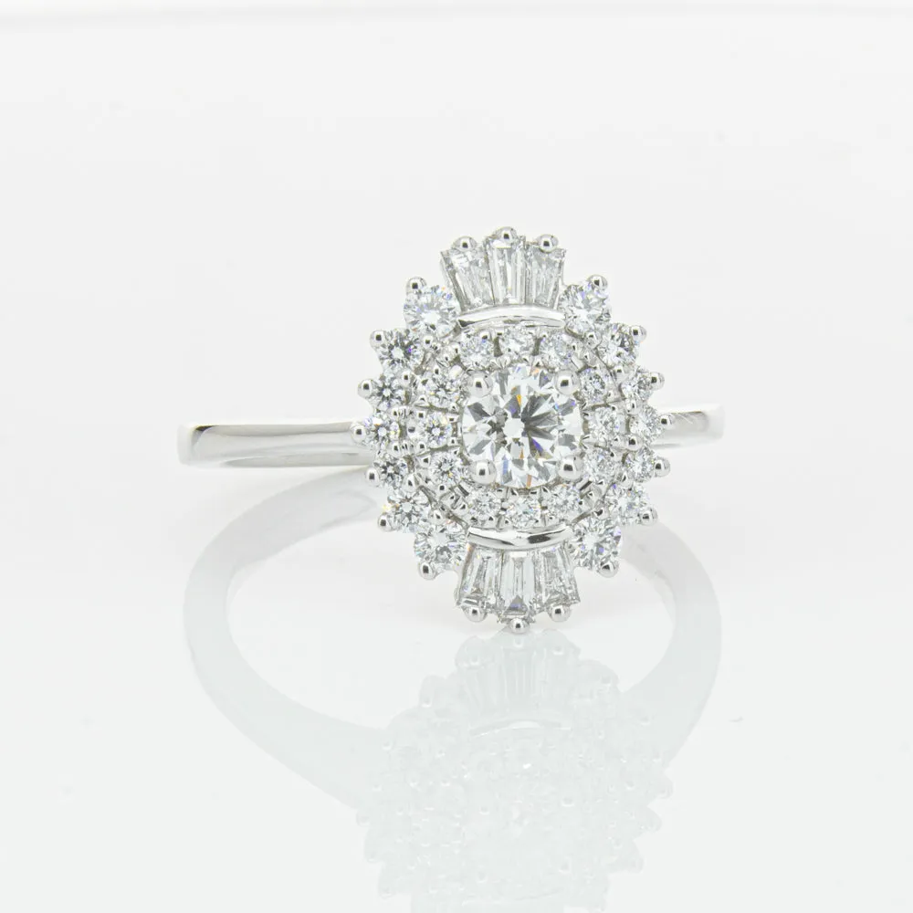 18ct White Gold .30ct Diamond Kira Ring