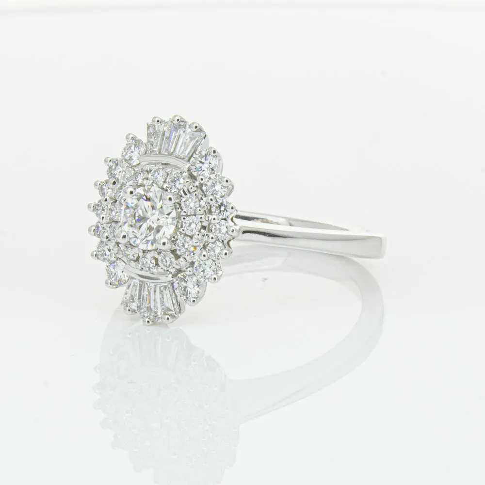 18ct White Gold .30ct Diamond Kira Ring