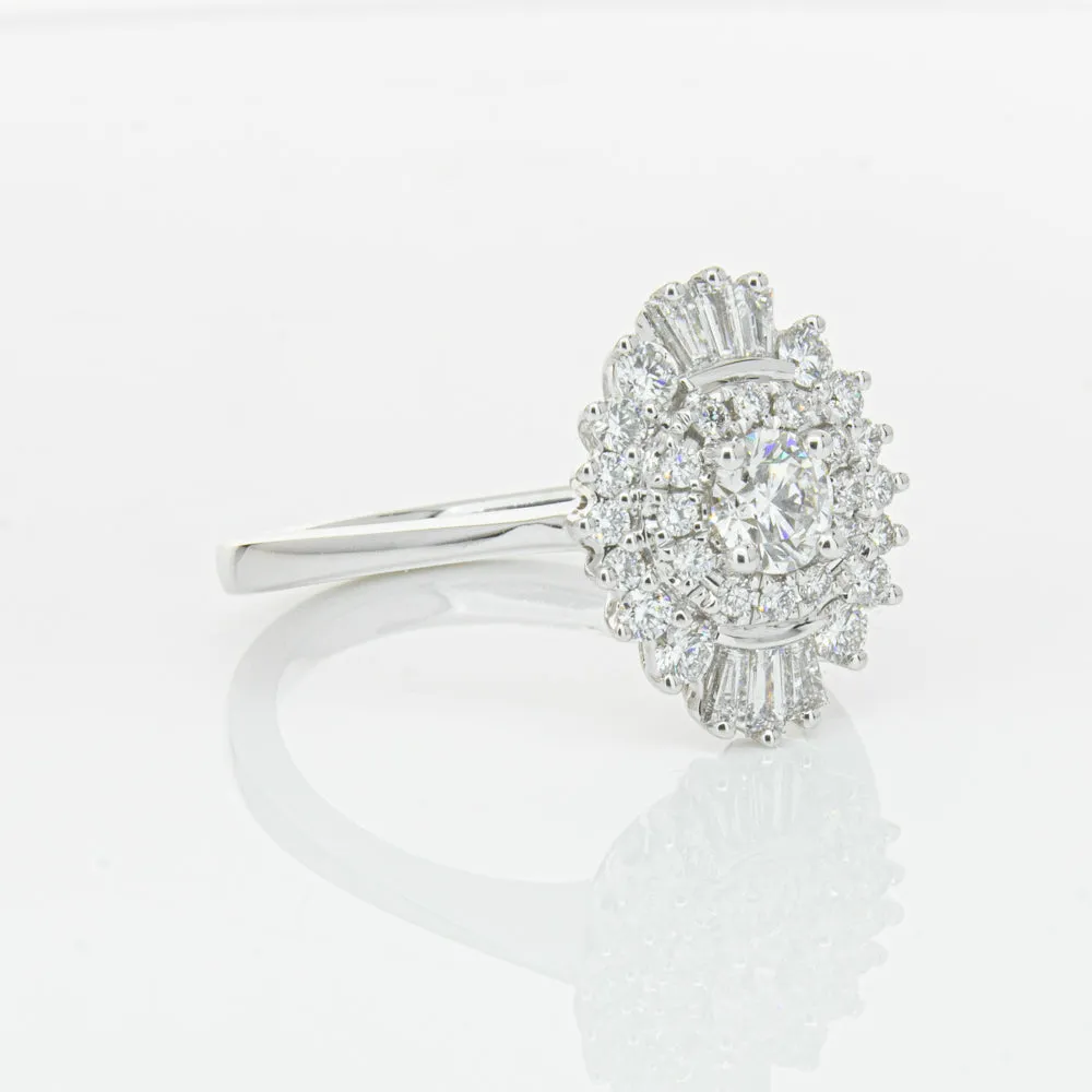 18ct White Gold .30ct Diamond Kira Ring