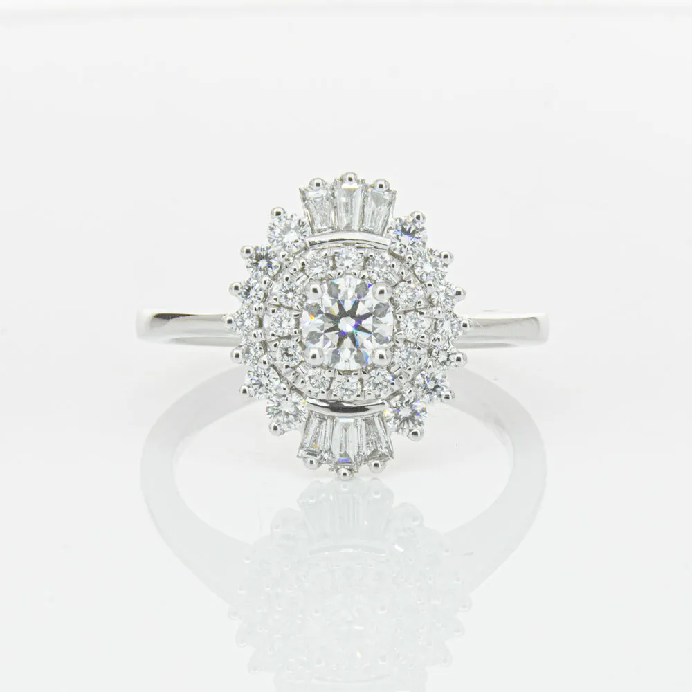 18ct White Gold .30ct Diamond Kira Ring