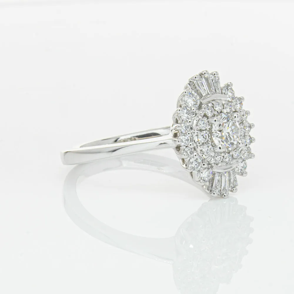 18ct White Gold .30ct Diamond Kira Ring