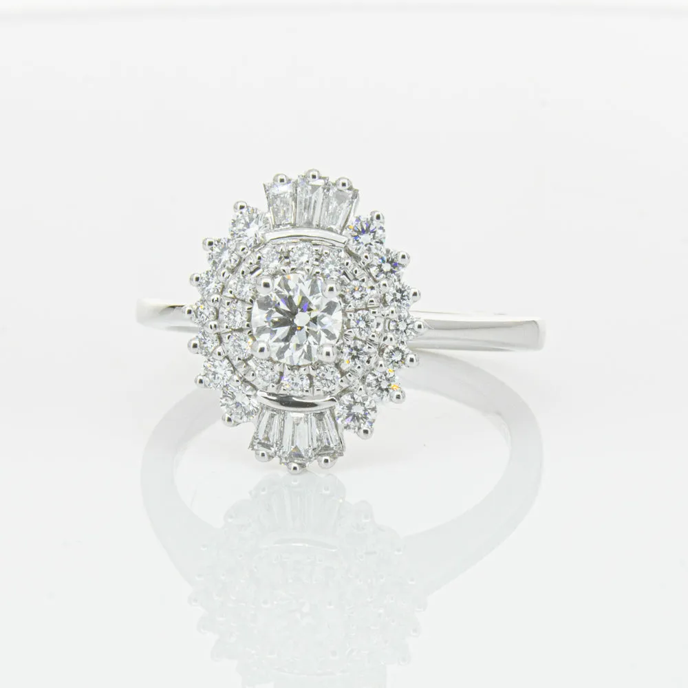 18ct White Gold .30ct Diamond Kira Ring