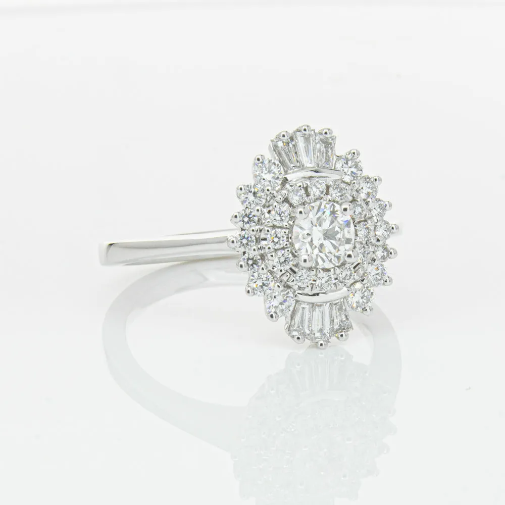 18ct White Gold .30ct Diamond Kira Ring