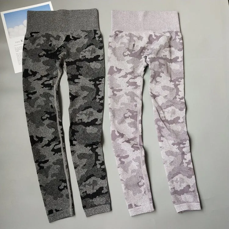 2 piece camo workout set women seamless yoga set