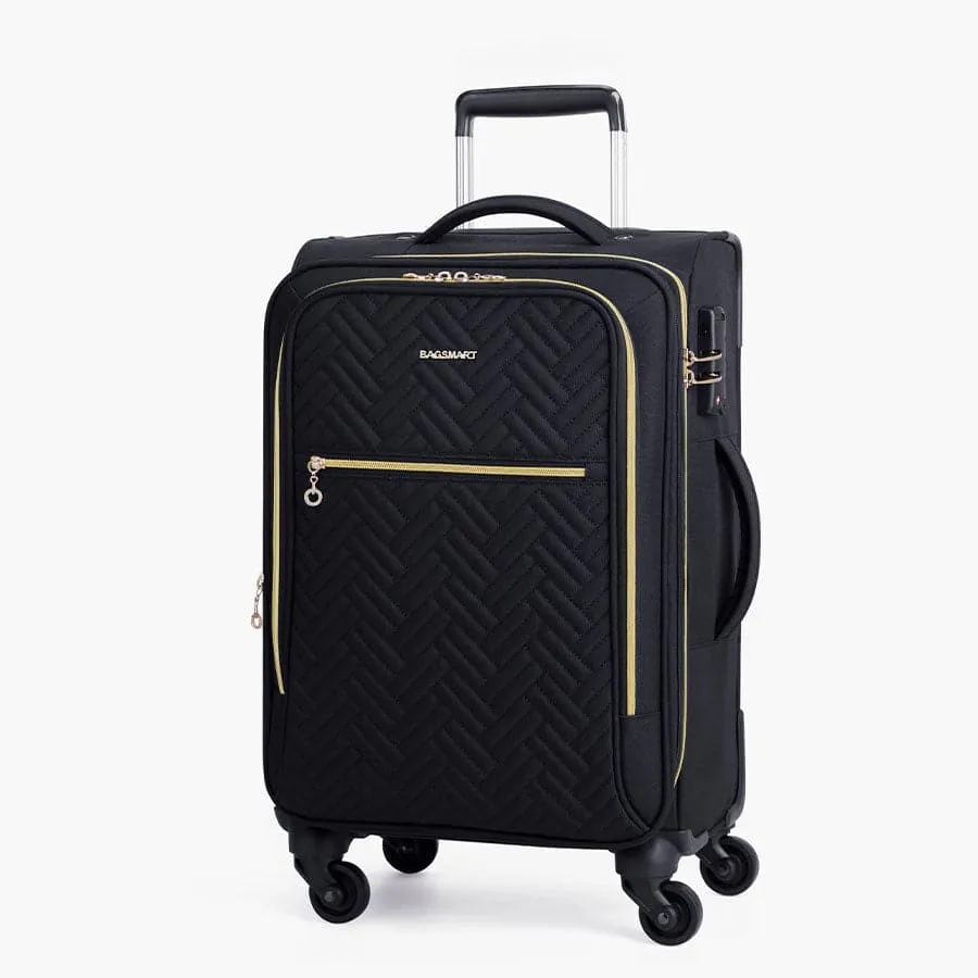 20 Inch Bonchemin Quilted Business & Travel Suitcase