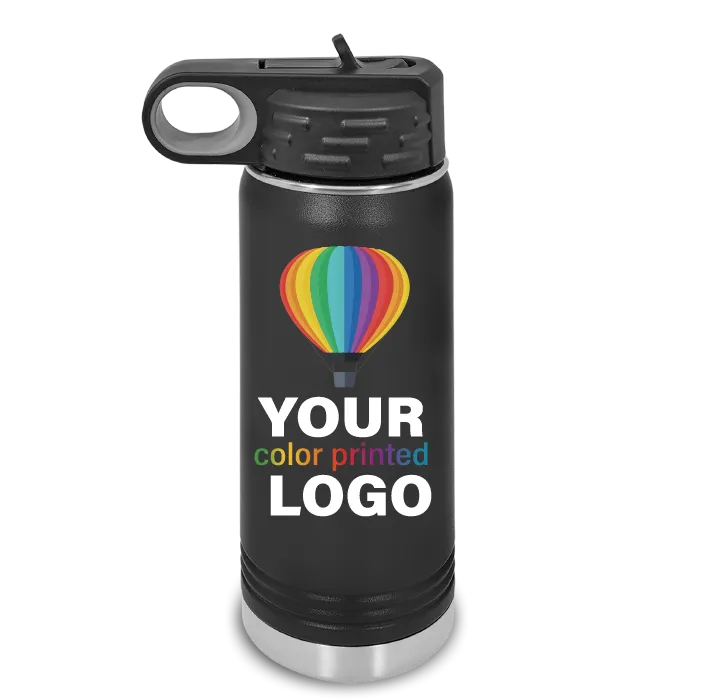 20 oz Insulated Sport Water Bottle -Mix & Match- Bulk Wholesale Personalized Engraved or Full Color Print Logo