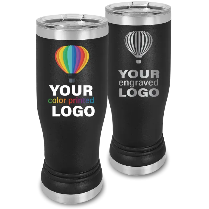 20 oz Promo Pilsner Beer Tumblers -Mix & Match- Bulk Wholesale Personalized Engraved or Full Color Print Logo