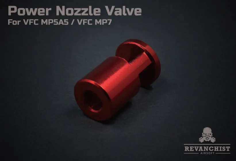 30% off - Revanchist Airsoft Power Nozzle Valve For VFC MP5A5 / VFC MP7 (V2) (See Options)