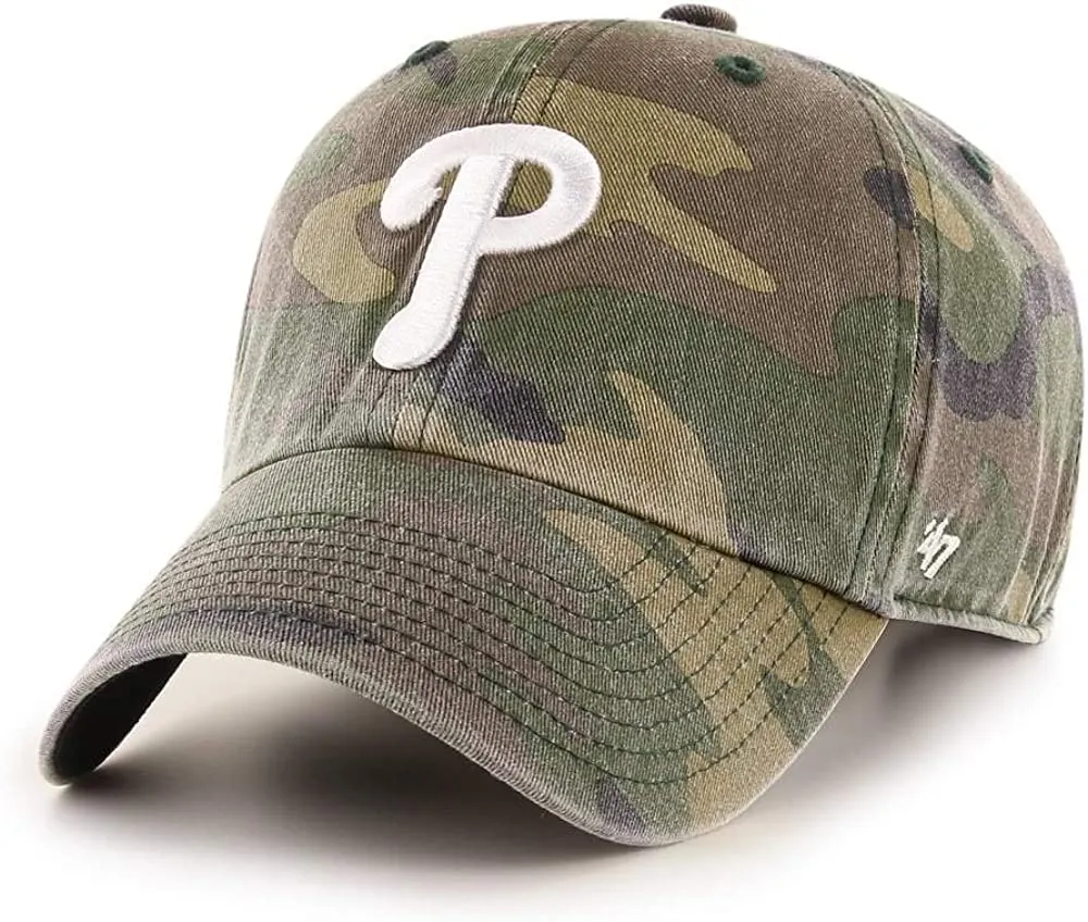 '47 Brand MLB Camo Clean Up Adjustable Cap