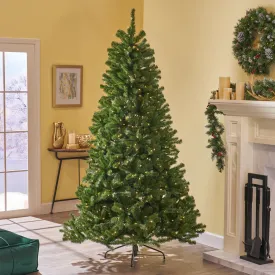 9-foot Noble Fir Hinged Artificial Christmas Tree - NH423703