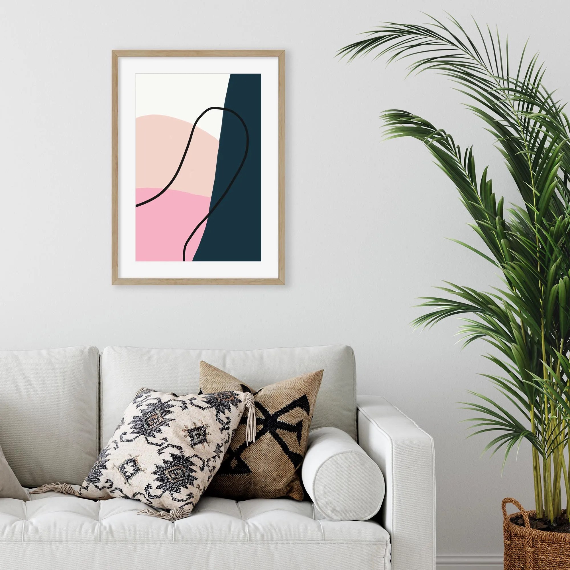 Abstract Colours Framed Art