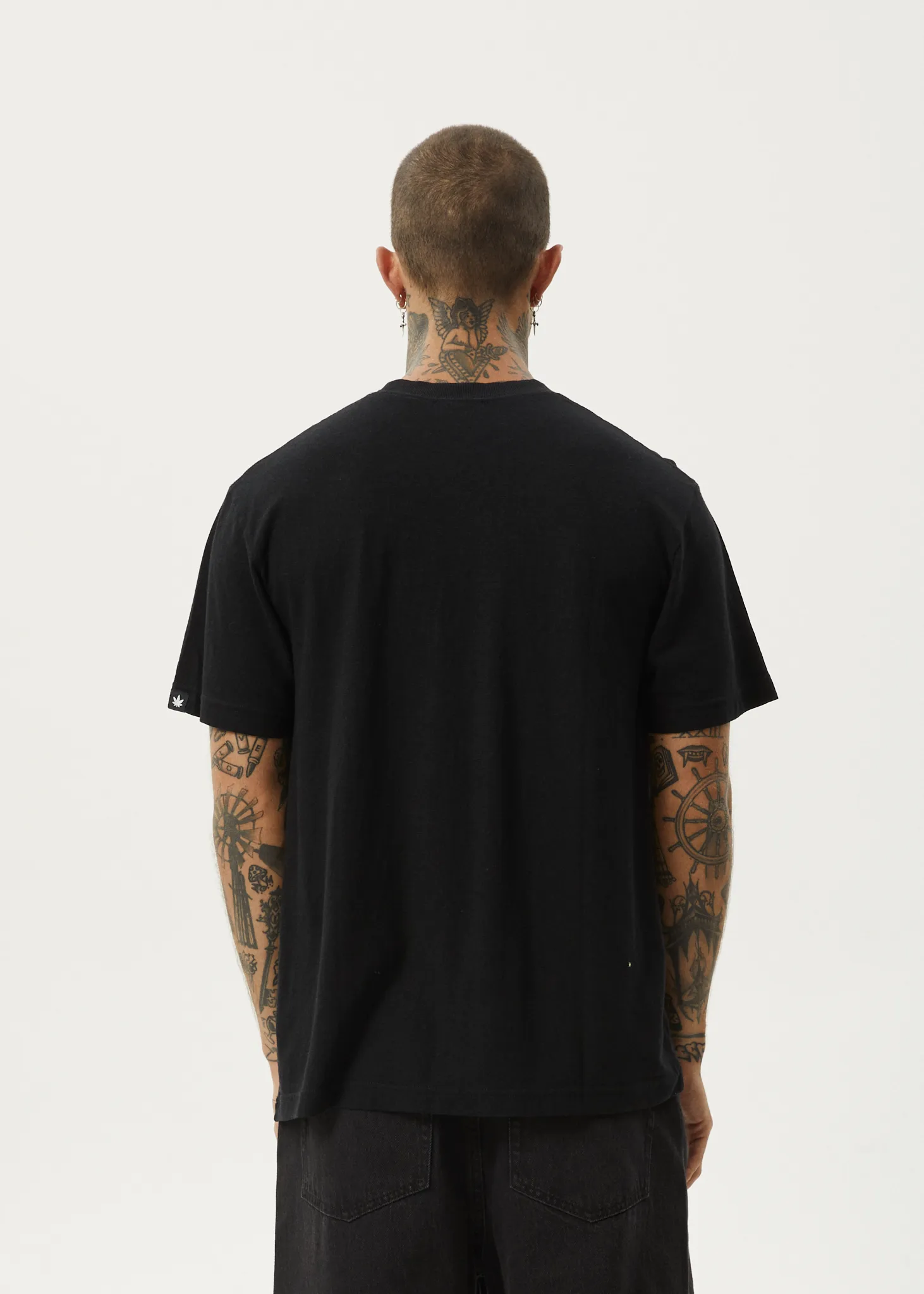 AFENDS Mens Classic - Retro Fit Tee - Black