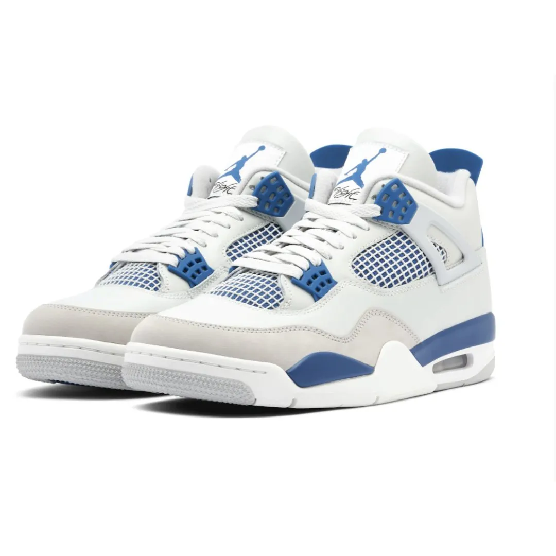 AIR JORDAN  4 'MILITARY BLUE' TRAINERS