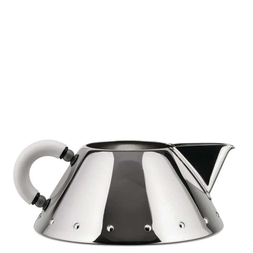 Alessi 9096 creamer in steel with coloured handle