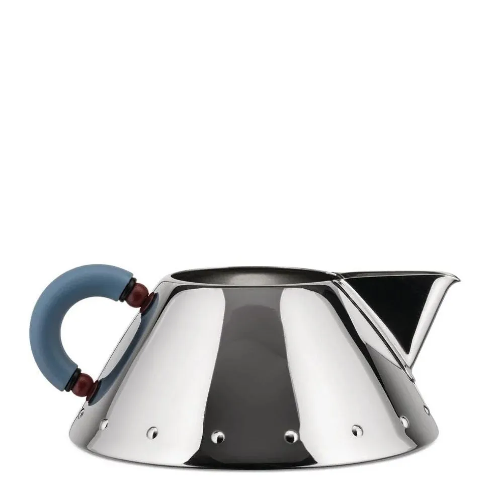 Alessi 9096 creamer in steel with coloured handle