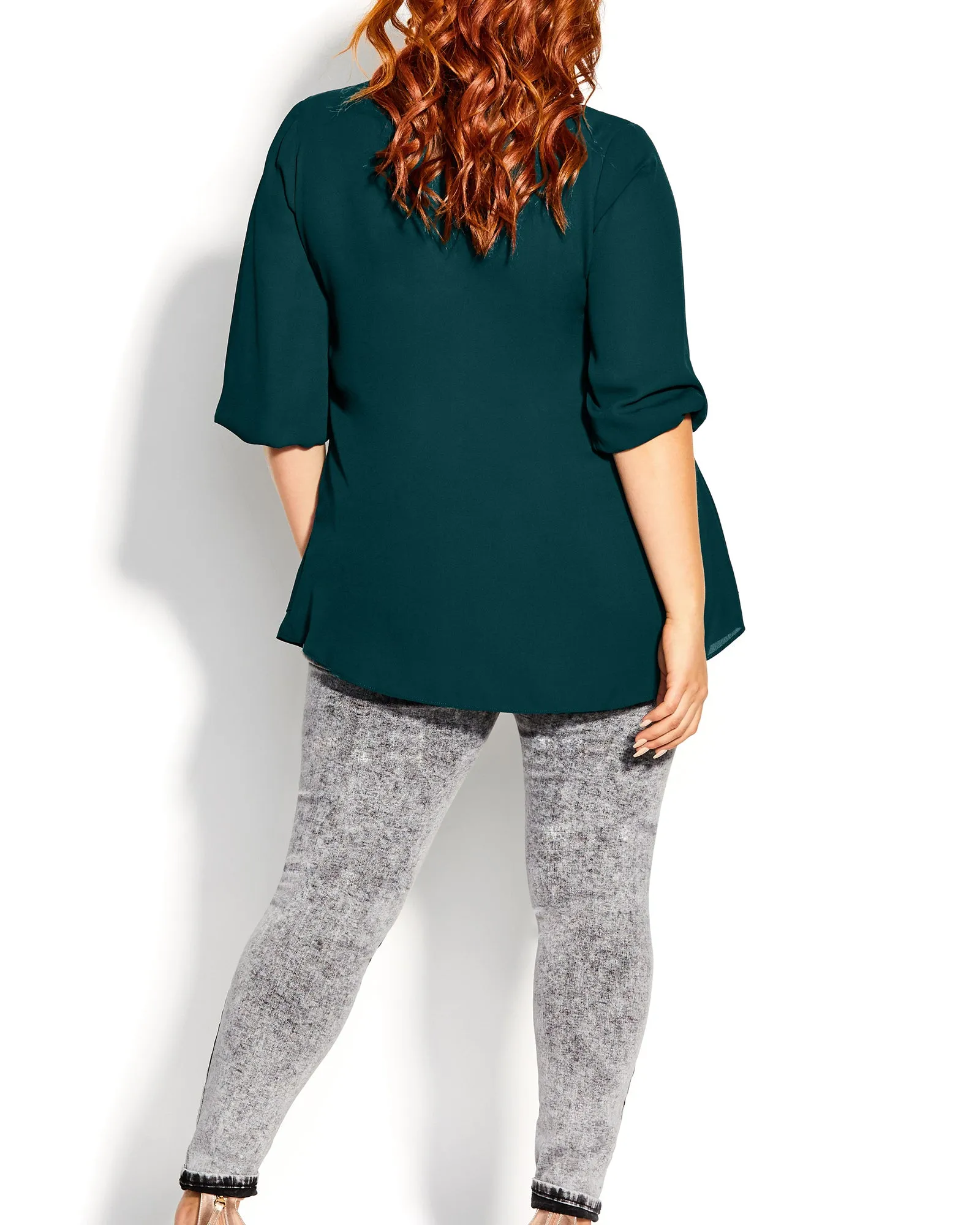 Alexa Fling Top | Kelly Green