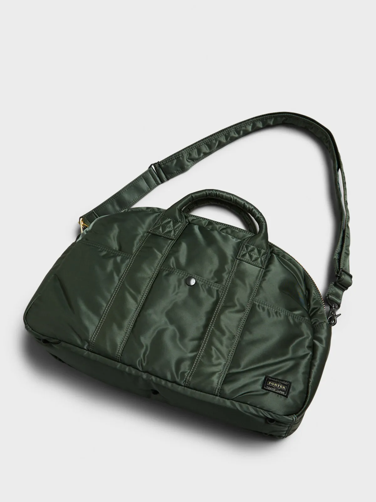 ALL NEW TANKER Madison Boston Bag in Sage Green