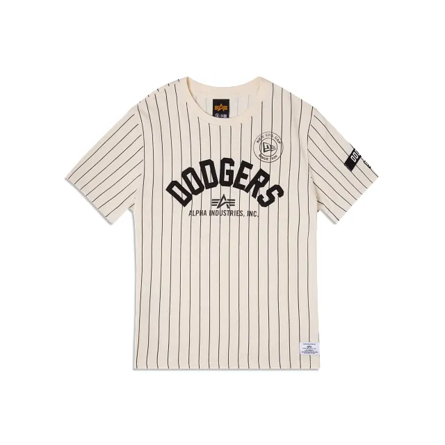 Alpha Industries X Los Angeles Dodgers Striped T-Shirt