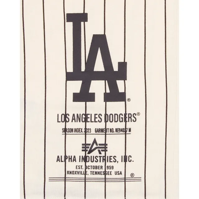 Alpha Industries X Los Angeles Dodgers Striped T-Shirt