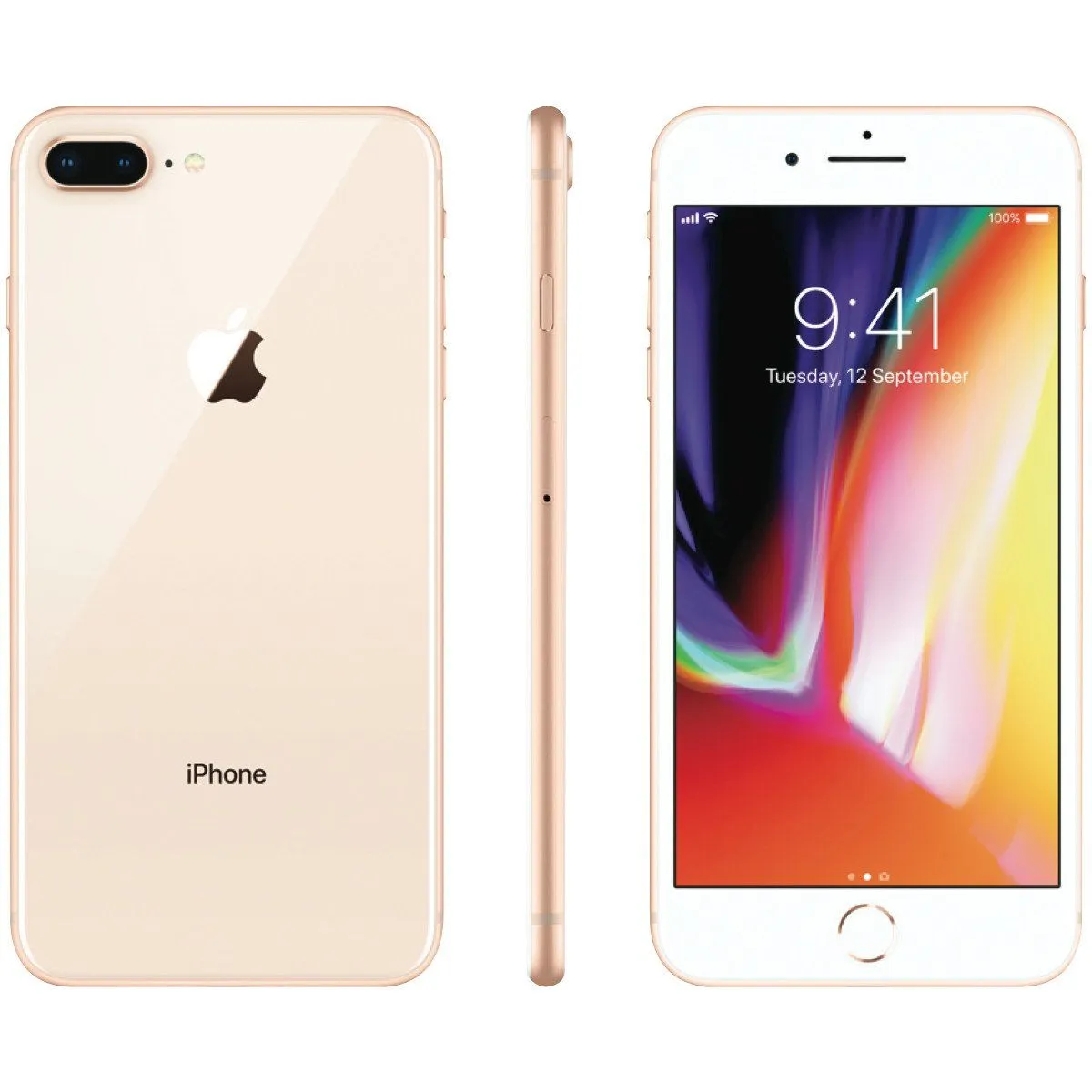 APPLE IPHONE 8 PLUS, 3GB RAM , 64GB, 4G LTE, GOLD