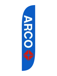 Arco Gasoline Feather Flag