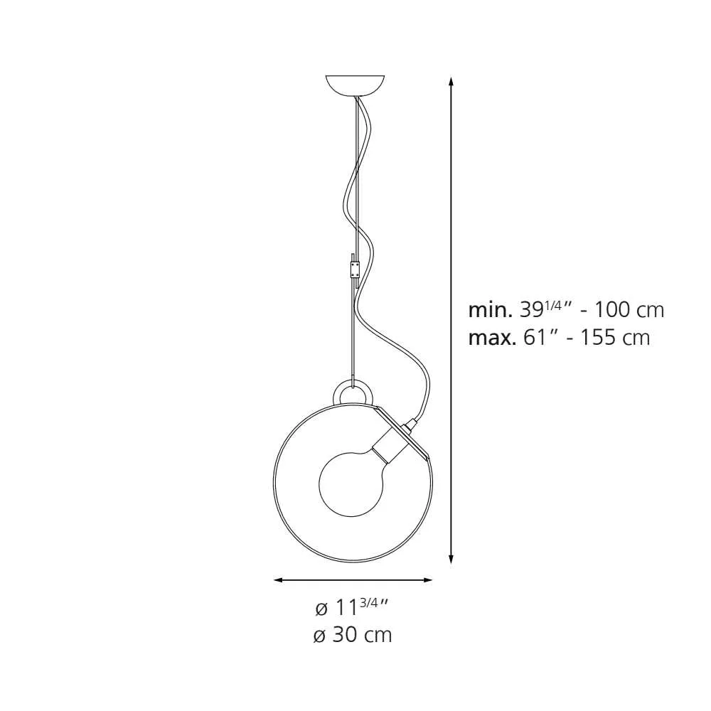 Artemide Miconos suspension lamp