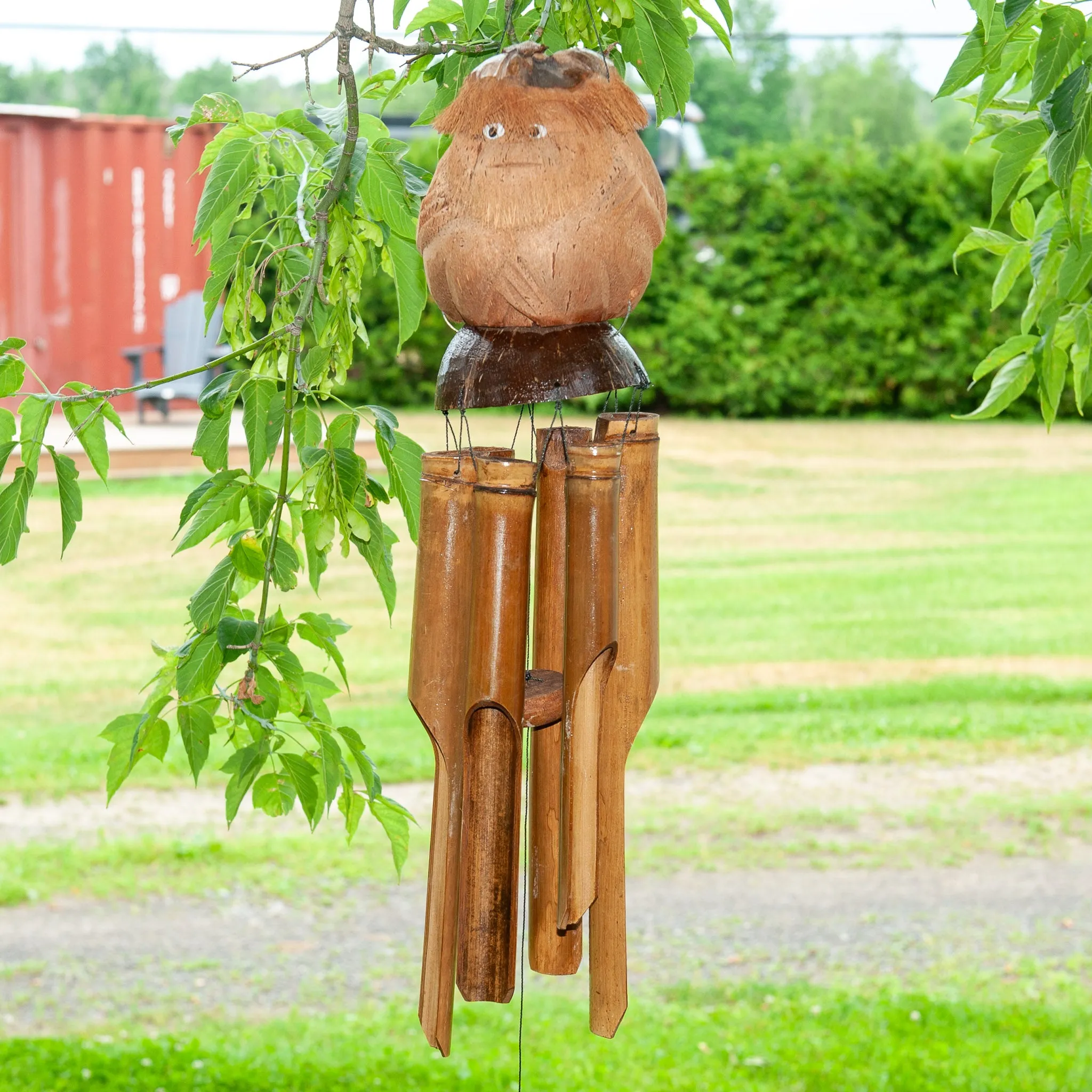 Balinese Monkey Coconut Wind-Chimes