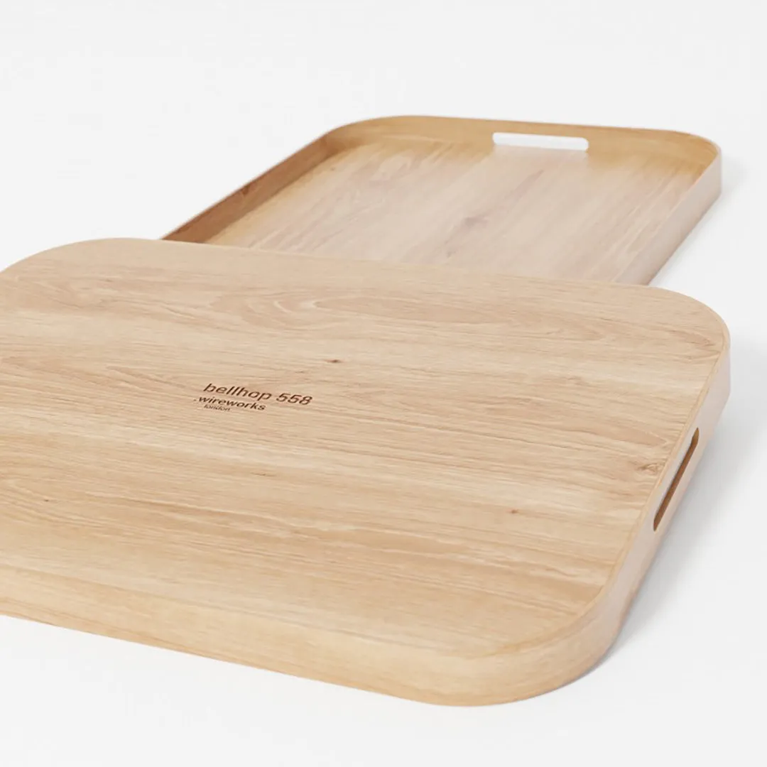 Bellhop 558 Rectangular Tray - Oak