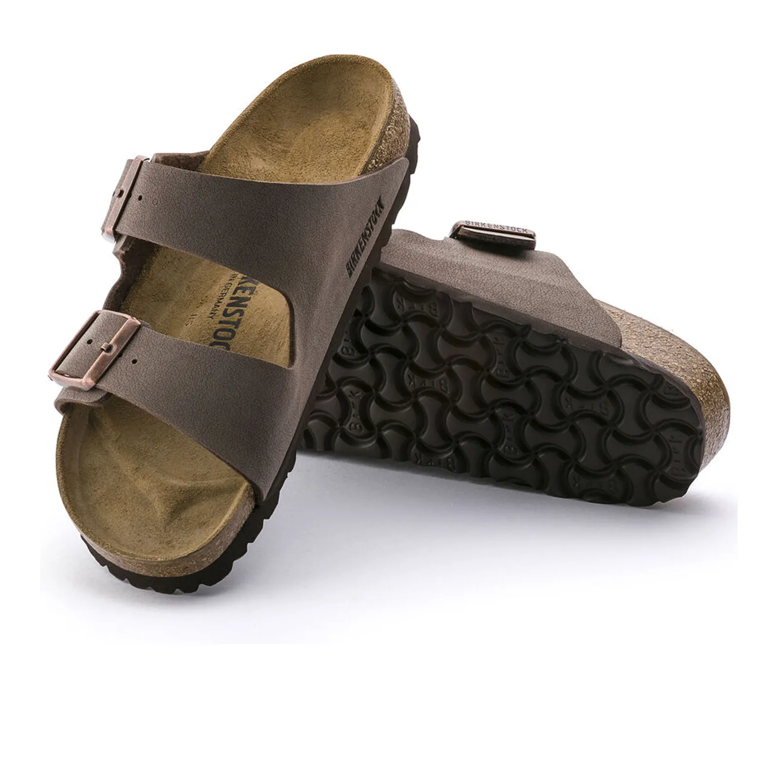 Birkenstock Arizona Narrow Slide Sandal (Unisex) - Mocha Birkibuc