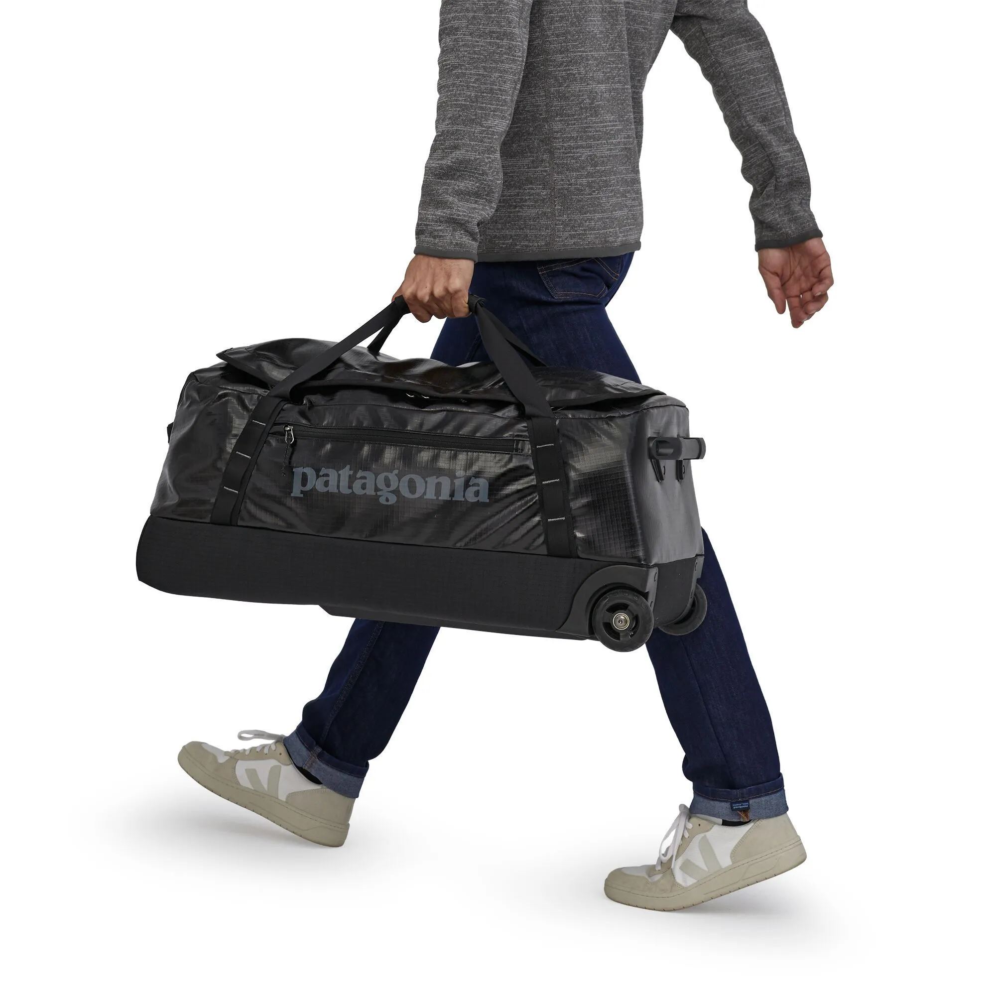 Black Hole Wheeled Duffel Bag 70L - Recycled Polyester