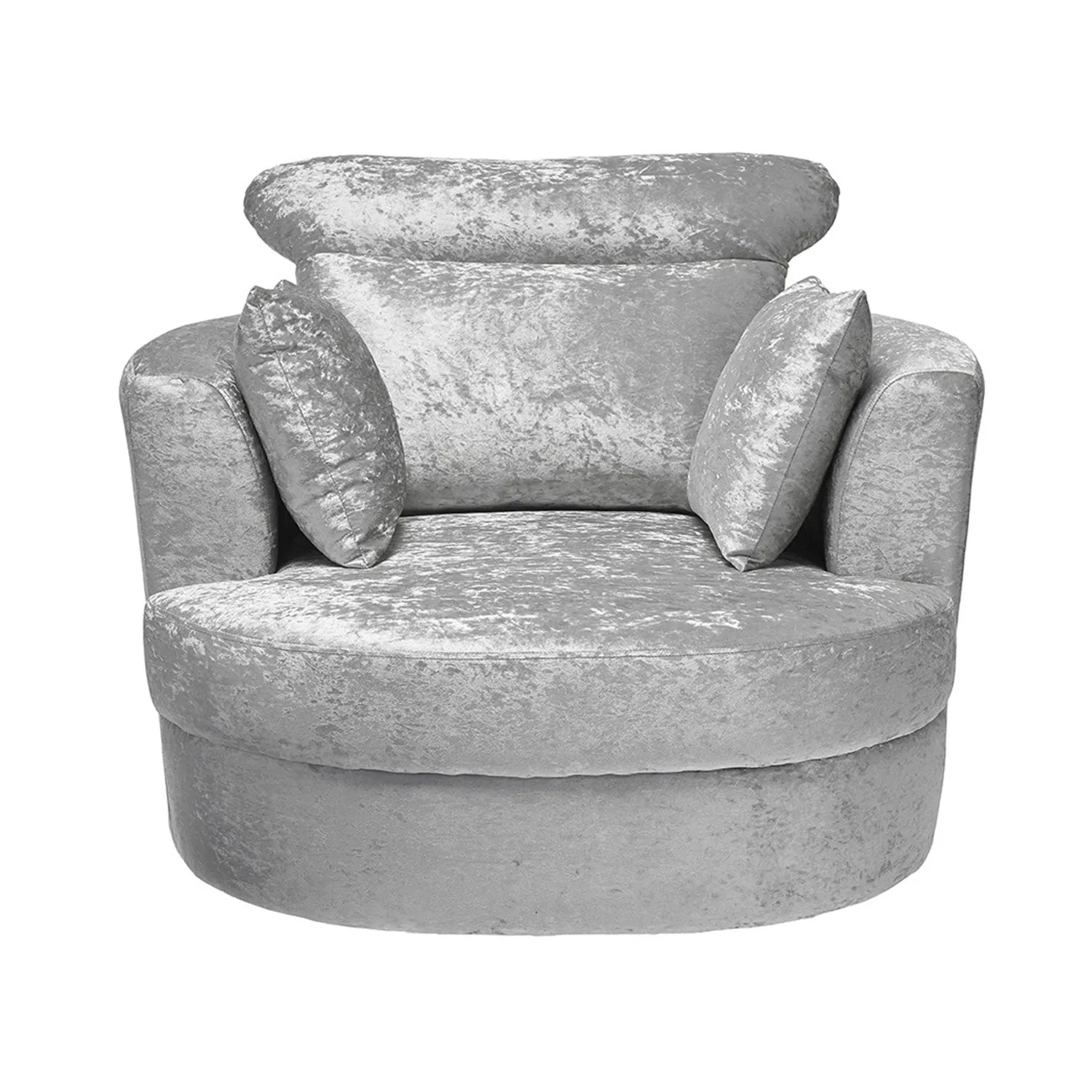 Bliss Silver Sung Swivel 2 Seaters Sofa