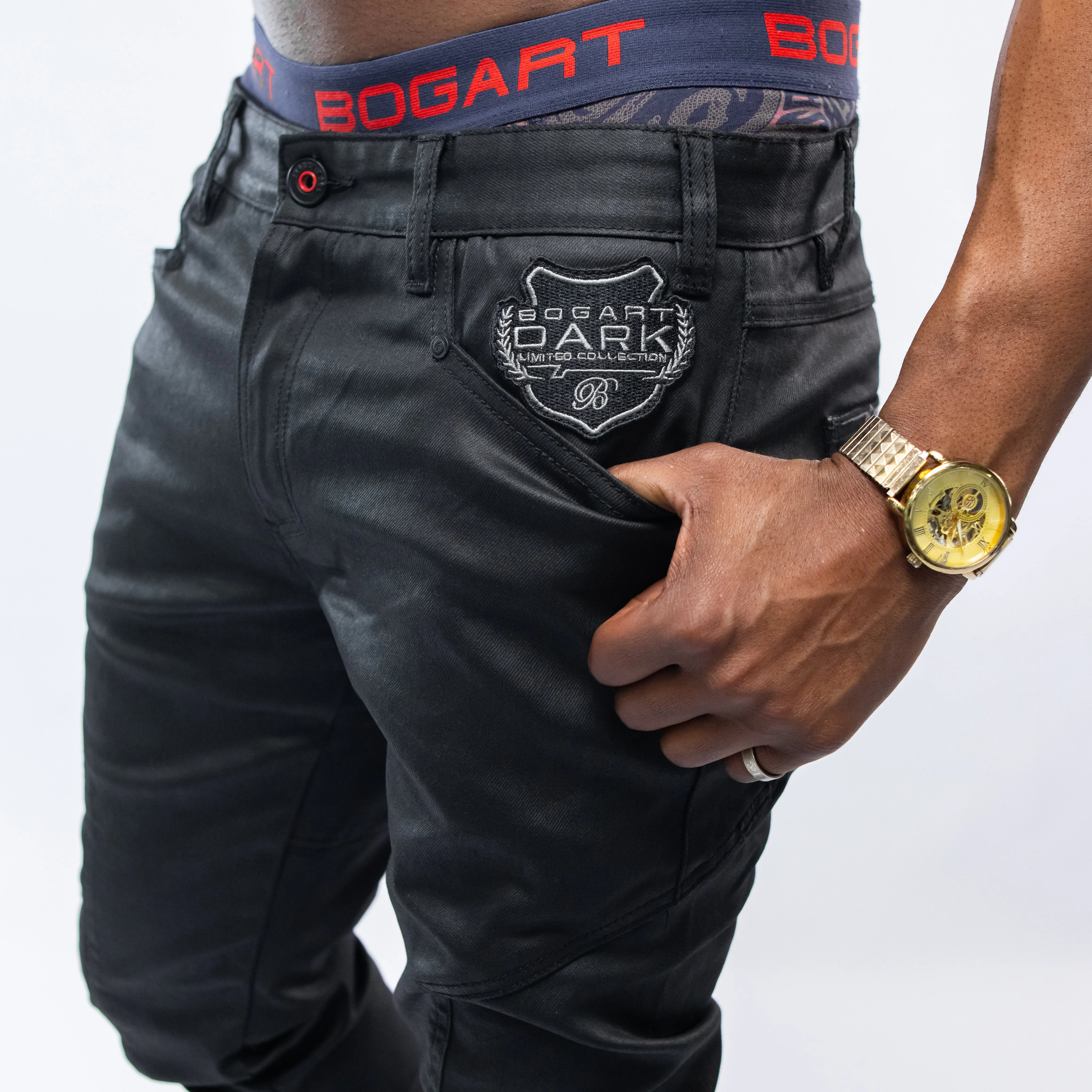 Bogart Dark Collection Coated Rider Jean