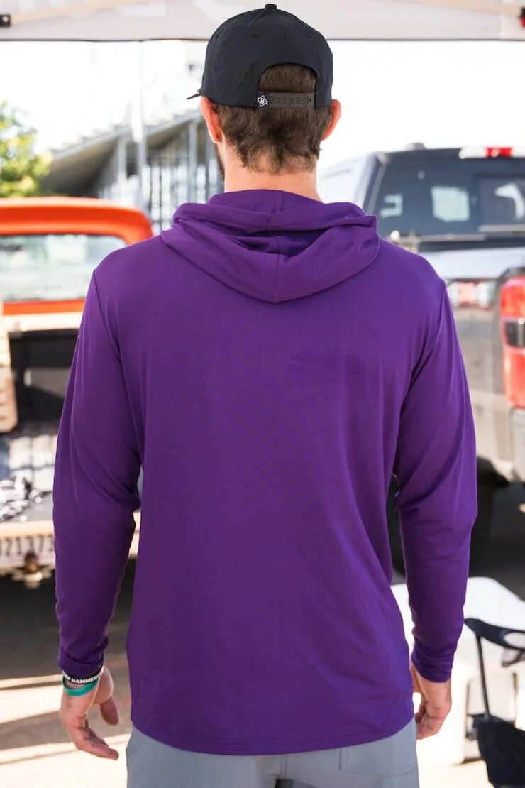 Burlebo Performance Hoodie - LSU Purple