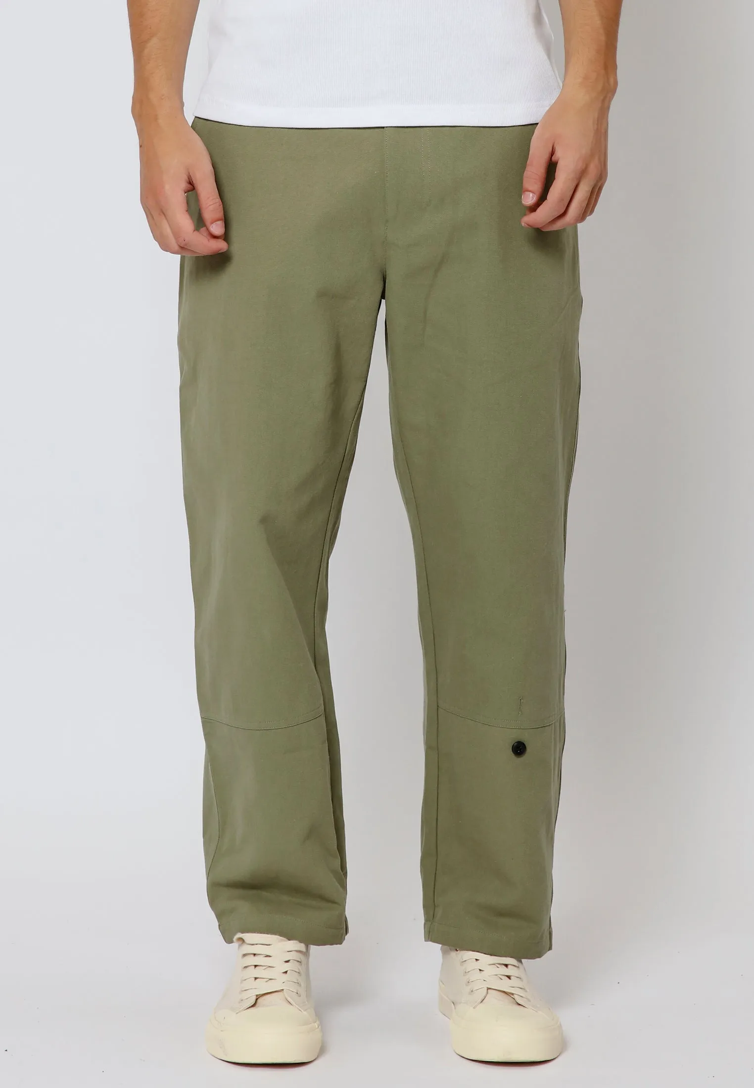 BUTTON CHINO LIGHT KHAKI