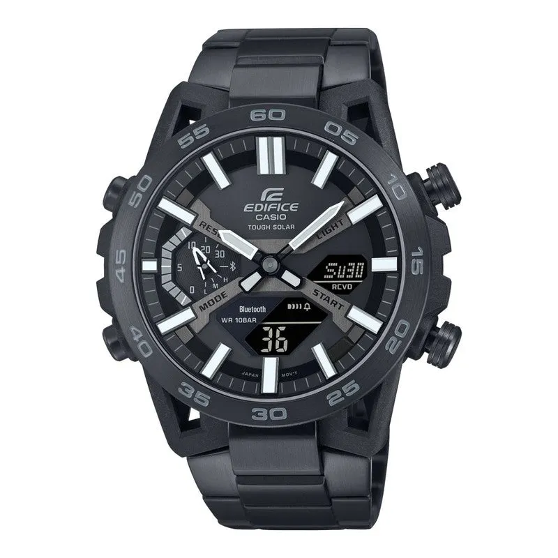 CASIO EDIFICE MENS 100M BLUETOOTH SOLAR - ECB-2000DC-1BDF