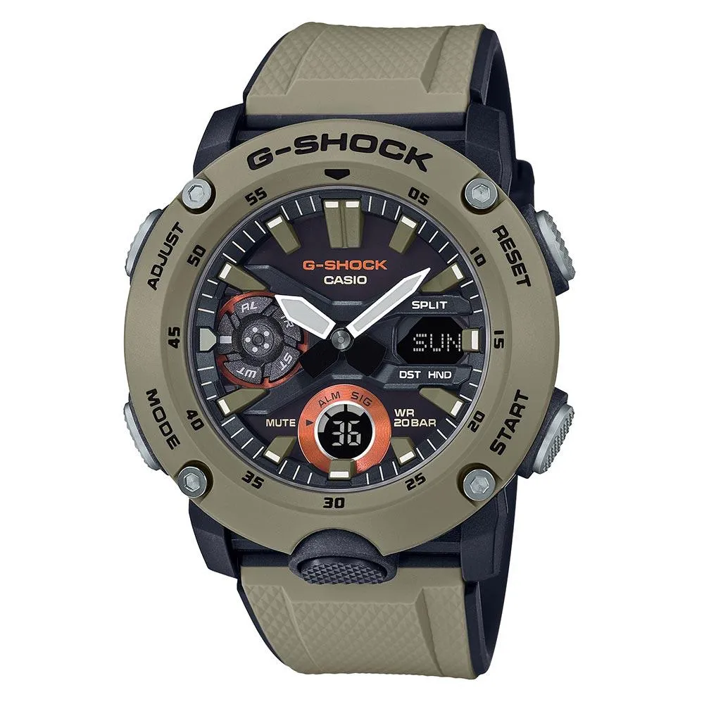 Casio G-SHOCK Carbon Core Guard Analog Digital Men's Watch - GA2000-5A