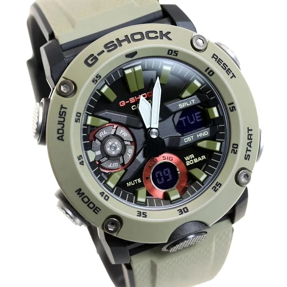 Casio G-SHOCK Carbon Core Guard Analog Digital Men's Watch - GA2000-5A