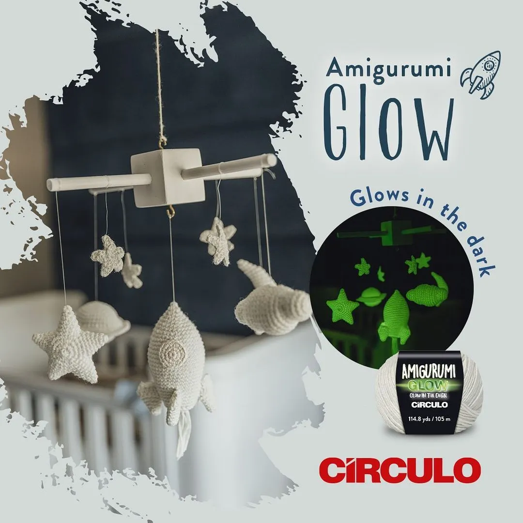 Circulo AMIGURUMI GLOW (EXP) 100% Polyester Yarn (406309)