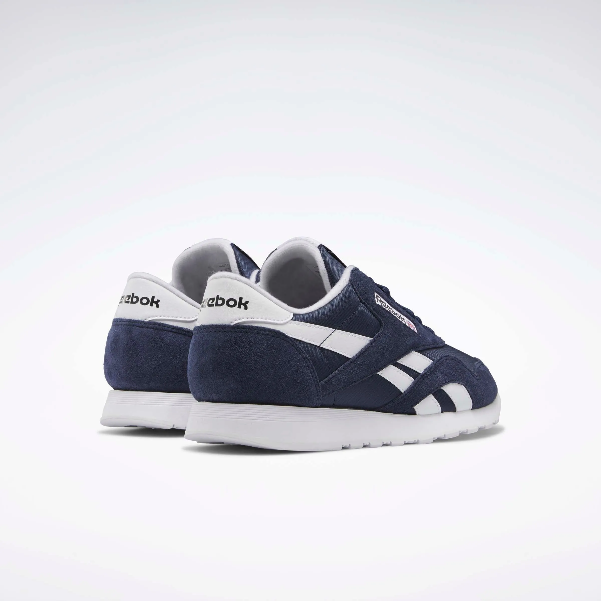 Classic Nylon Men's Shoes Vector Navy/White/White