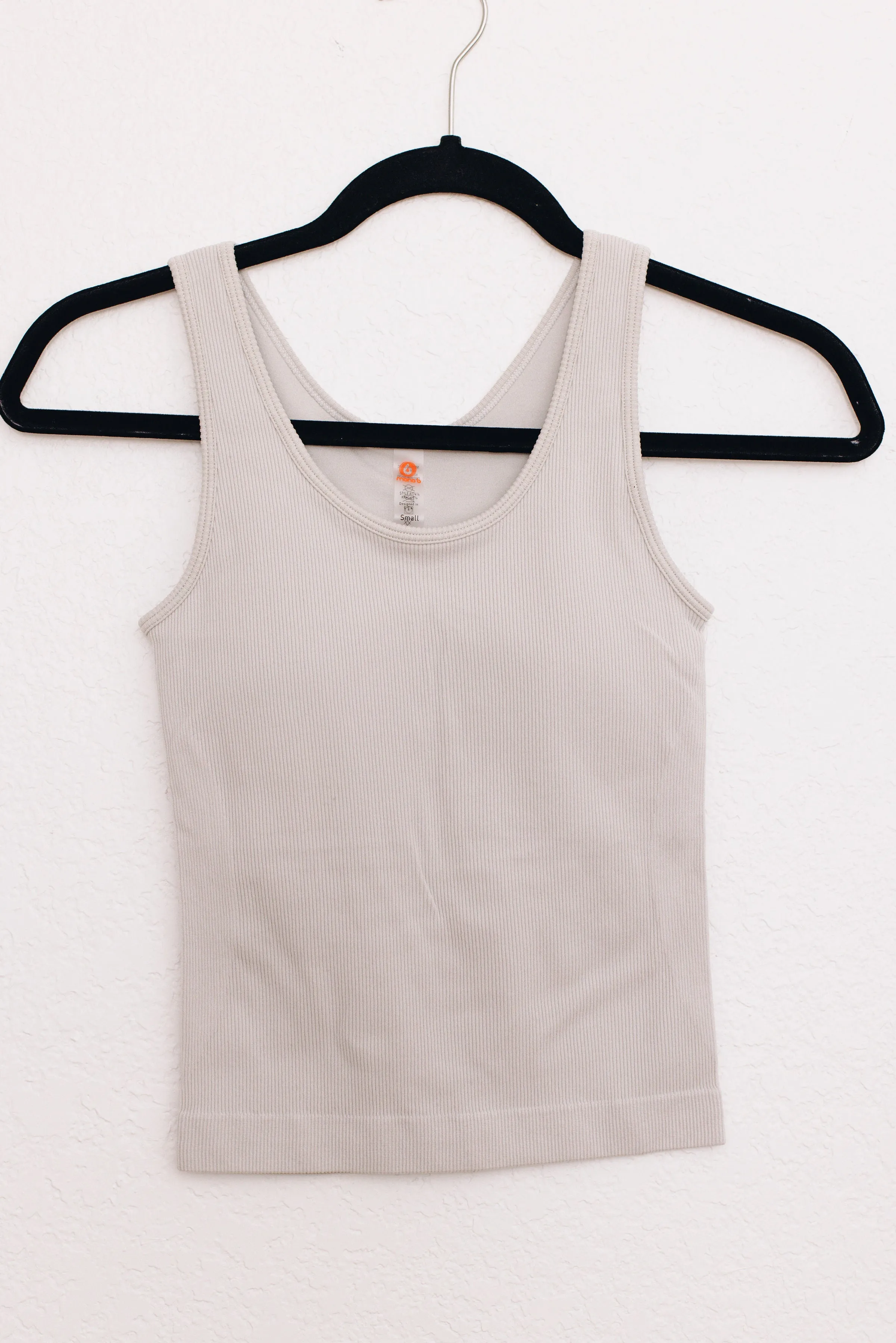 Classic Seamless Ribbed Tank Top (S-L)