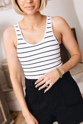 Classic Seamless Ribbed Tank Top (S-L)