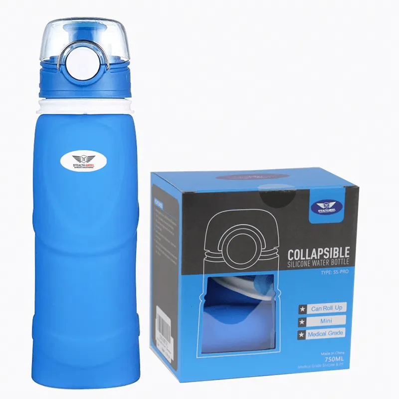 Collapsible Silicone Water Bottle (750ml)